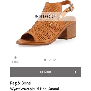 Rag & Bone
Wyatt Woven Mid-Heel Sandal